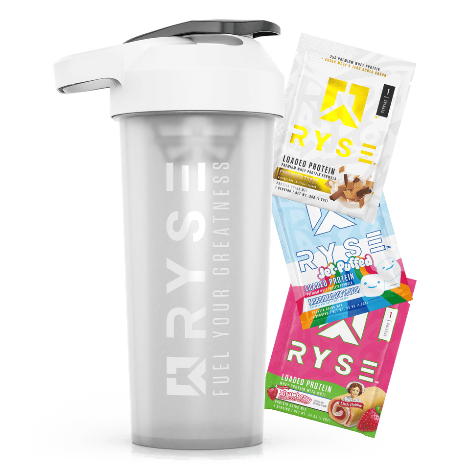 Loaded Protein Samples Variety Pack + Free SportShaker Y9